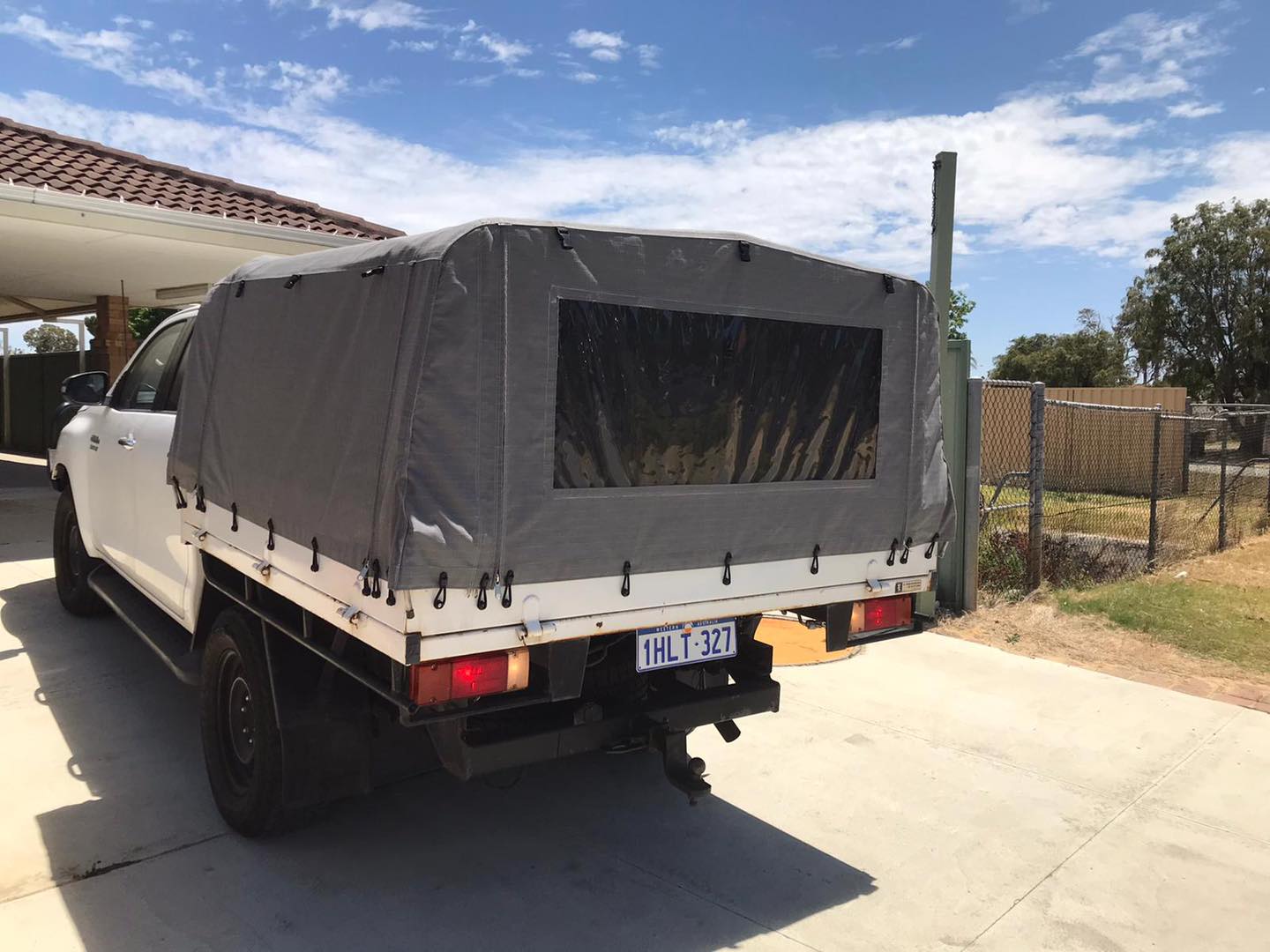 UTE canopy Perth, canvas canopy Perth, canvas ute canopy Perth