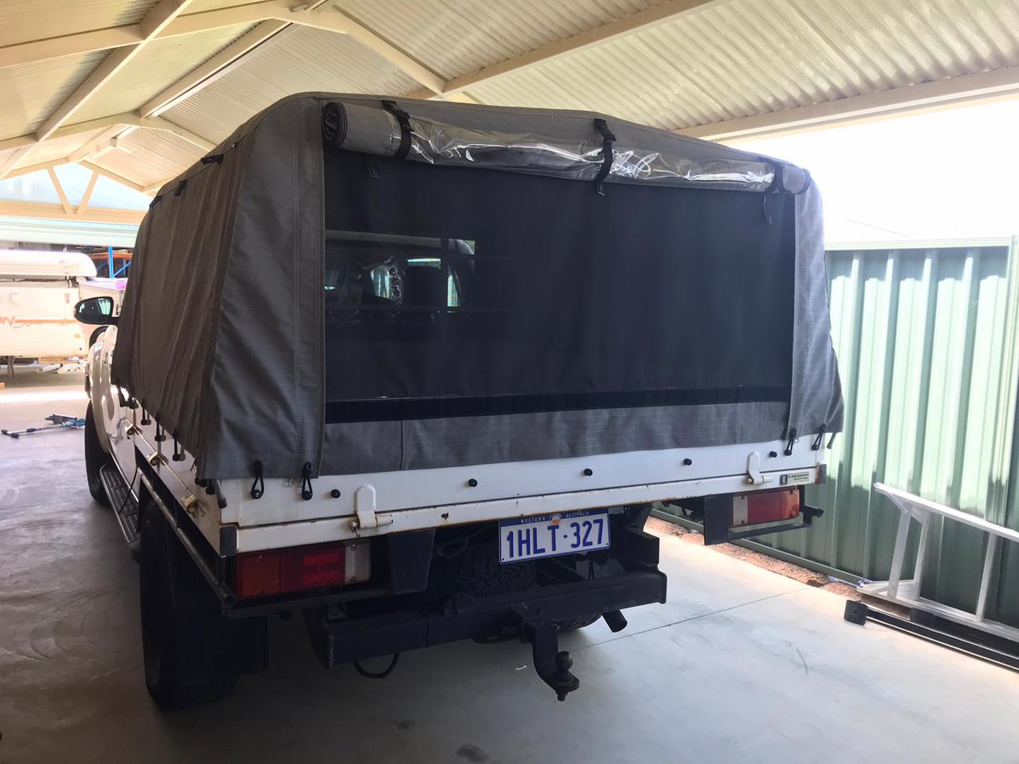 UTE canopy Perth, canvas canopy Perth, canvas ute canopy Perth